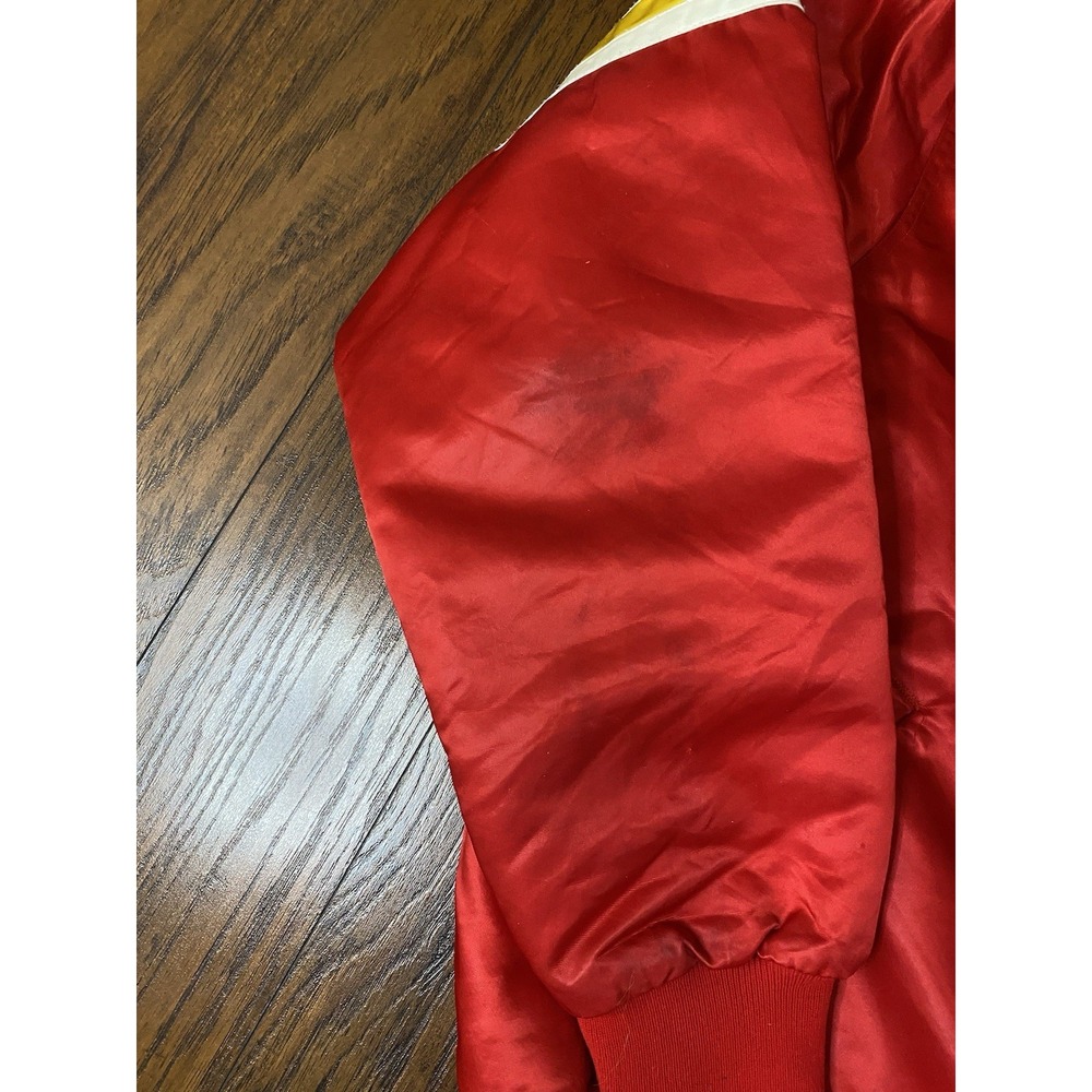 Vintage Kansas City Chiefs Mens XL NFL Red Satin Pro Line Starter Jacket - Picture 2 of 15